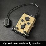 Indicateur laser tactique multifonctionnel, luminaire monté sur pistolet avec boîtier de batterie queue ... Indicateur laser tactique multifonctionnel, luminaire monté sur pistolet avec boîtier de batterie queue ...