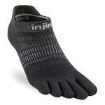 Injinji - women's run lightweight no - show - chaussettes de running taille xs / s, noir