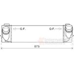 Intercooler, echangeur bmw x3 de 08 / 2011 a aujourd'hui