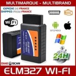 Interface - valise de diagnostic elm327 obd2 wifi - multimarques - diagnostique auto - lecteur codes ...
