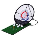 Intrieur extrieur l'caillage tangage cages tapis pratique facile net aides a l'entranement de golf ...
