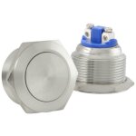 Interrupteur de dmarrage / klaxon de bateau, bouton poussoir momentan en mtal, en acier inoxydable, ...