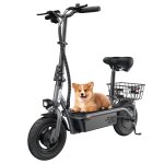 Iscooter f2 trottinette electrique avec sige et panier arrire, moteur 500 w, batterie 36 v 7, 8 ah, ...