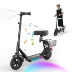 Iscooter ik7 trottinette electrique enfant 2 en 1 avec si�ge - 8 a 14 ans - contr�le parental app - autonomie ...