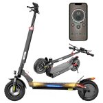 Iscooter ix3 scooter electrique pliant, pneus pneumatiques de 10 pouces, moteur 800 w, batterie 10 ah, ...