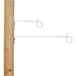 Isolateurs pour cl�ture electrique a distance queu de cochon gallagher (x10)