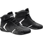 Ixon chaussure moto gambler noir blanc waterproof Ixon chaussure moto gambler noir blanc waterproof