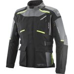 Ixon midgard veste textile imperm�able a l'eau pour moto, noir - gris - jaune, taille xl pour hommes