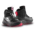 Ixon snake wp chaussures de moto imperm�ables, noir - blanc - rouge, taille 40 pour hommes