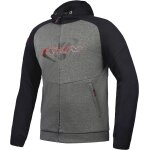 Ixon touchdown veste textile de moto, noir - gris, taille xl pour hommes
