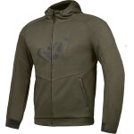 Ixon touchdown veste textile de moto, vert - brun, taille 4xl pour hommes