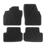 Tapis de sol - j&j automotive - 3d eco - caoutchouc - compatible skoda fabia mk4 - 2021 +