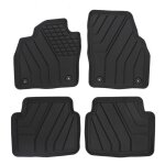 Tapis de sol - j&j automotive - 3d eco - caoutchouc - compatible skoda scala - 2019 +