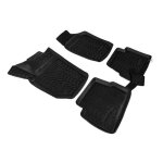 J&j automotive tapis de sol en caoutchouc 3d exclusive pour skoda fabia 2 2007 - 2014