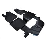J&j automotive tapis de sol en caoutchouc 3d exclusive pour ford explorer 2011 - 2019