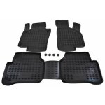Tapis de sol en caoutchouc 3d - j&j automotive - volkswagen passat b6 / b7 - noir - sur mesure - antidrapant ...