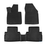 J&j automotive tapis de sol en caoutchouc 3d exclusive pour hyundai santa fe 2018 - 2020 J&j automotive tapis de sol en caoutchouc 3d exclusive pour hyundai santa fe 2018 - 2020