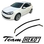 D�flecteurs d'air - j&j automotive - volkswagen golf 6 - fum� - acrylique renforc� - installation facile ...