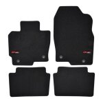 J&j automotive logo tapis de sol noir velours sur mesure pour mazda cx5 2012 - 2016 4pcs