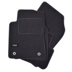 J&j automotive logo tapis de sol noir velours sur mesure pour opel corsa c 2000 - 2008 4pcs
