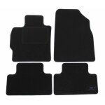 Tapis de sol noir velours - j&j automotive - mazda cx - 7 2007 - 2015 - sur mesure - antidrapant - impermabl ...