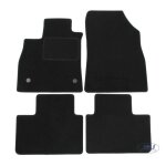 Tapis de sol noir velours - j&j automotive - renault talisman - sur mesure - antidrapant - impermable ...