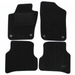 Tapis de sol noir velours - j&j automotive - seat ibiza 2008 - 2017 - sur mesure - antid�rapant - imperm�able ...