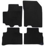 Tapis de sol noir velours - j&j automotive - suzuki vitara - sur mesure - antidrapant - impermable