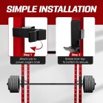 J crochet power cages - supports de squat en acier 2x2 / 3x3 avec protection uhmw pad - attachements ...