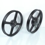 Jante avant rsm pour mobylette piaggio 50 ciao noire / 16x1. 35 pouces neuf