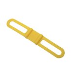 Jaune 1pcs - bracelet en silicone bande de fixation elastique cravate corde bicicleta lampe torche bandages ...