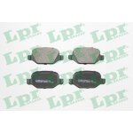 Jeu de 4 plaquettes de freins a disques arri�res - alfa romeo 156 sportwagon (932 ) 1. 9 jtd 16v q4 (932bxn20) ...