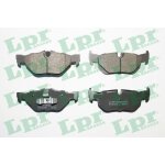 Jeu de 4 plaquettes de freins a disques arri�res - bmw 1 (e81) 120 i 03 / 2007>12 / 2011