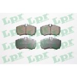Jeu de 4 plaquettes de freins a disques arri�res - iveco daily v camion plate - formech�ssis 35c21, 35s21, ...