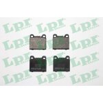 Jeu de 4 plaquettes de freins a disques arri�res - volvo v70 i (875, 876) 2. 0 turbo 11 / 1996>12 / 2000 ...