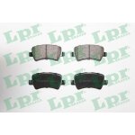 Jeu de 4 plaquettes de freins a disques arri�res - volvo v70 iii (135) 2. 0 flexifuel 01 / 2008>12 / ...