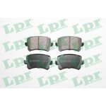 Jeu de 4 plaquettes de freins a disques arri�res - vw passat b7 variant (365) 1. 4 tsi ecofuel 08 / 2010>12 ...