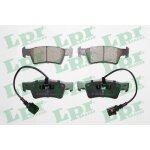 Jeu de 4 plaquettes de freins a disques arri�res - vw touareg (7la, 7l6, 7l7) 5. 0 v10 tdi 10 / 2002>05 ...