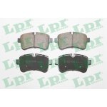 Jeu de 4 plaquettes de freins a disques arri�ress - iveco daily vi fourgon 35s21, 35c21, 40c21, 50c21, ...