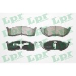 Jeu de 4 plaquettes de freins a disques avants - chrysler neon (pl) 2. 0 16v 04 / 1996>08 / 1999