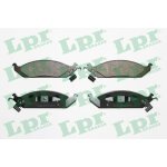 Jeu de 4 plaquettes de freins a disques avants - chrysler stratus d�capotable (jx) 2. 5 lx 04 / 1996>04 ...