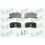 Jeu de 4 plaquettes de freins a disques avants - daihatsu yrv (m2) 1. 0 (m200) a part. 02 / 2001