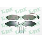 Jeu de 4 plaquettes de freins a disques avants - fiat ducato camion plate - formechssis (250 ) 180 multijet ...