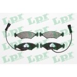 Jeu de 4 plaquettes de freins a disques avants - ford fiesta iii (gfj) 1. 6 turbo (fbjt) 03 / 1990>10 ...