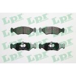 Jeu de 4 plaquettes de freins a disques avants - ford fiesta iv (ja , jb ) 1. 8 d 08 / 1995>04 / 2000 ...