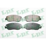 Jeu de 4 plaquettes de freins a disques avants - hyundai santa f� ii (cm) 2. 2 crdi 4x4 01 / 2009>12 ...
