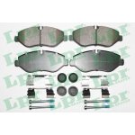 Jeu de 4 plaquettes de freins a disques avants - iveco daily iv fourgon 65c15 05 / 2006>08 / 2011