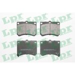 Jeu de 4 plaquettes de freins a disques avants - mazda 323 f vi berline bicorps trois ou cinq portes ...