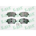 Jeu de 4 plaquettes de freins a disques avants - mercedes - benz slk (r171) 200 kompressor (171. 442) ...