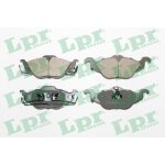 Jeu de 4 plaquettes de freins a disques avants - opel astra g a trois volumes (t98) 1. 7 td (f69) 09 ...